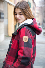 Giacca Fjalrawen Kanken quadri rossi e neri - Antoinette concept store