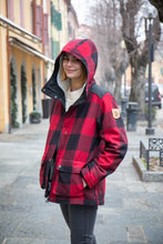 Giacca Fjalrawen Kanken quadri rossi e neri - Antoinette concept store