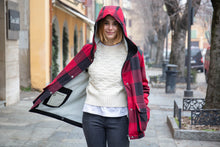 Giacca Fjalrawen Kanken quadri rossi e neri - Antoinette concept store
