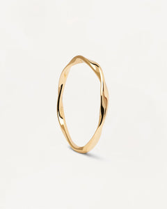 Anello PDPaola Spiral Gold Ring Argento AN01-804