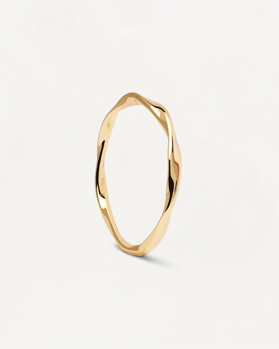 Anello PDPaola Spiral Gold Ring Argento AN01-804 - Antoinette concept store