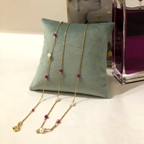 Bracciale e girocollo in oro 9kt - Antoinette concept store
