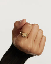 Anello PDPaola Stamp Gold Ring Argento AN01-628