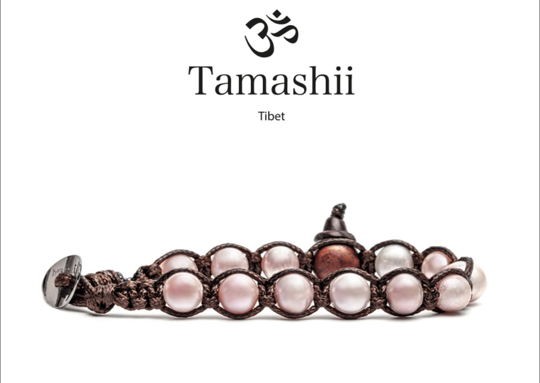 Bracciale Tamashii originale PERLA ROSA