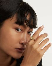 Anello PDPaola Stamp Gold Ring Argento AN01-628